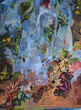 Ashley Amery, Waterfalls (with Clementines), 2019