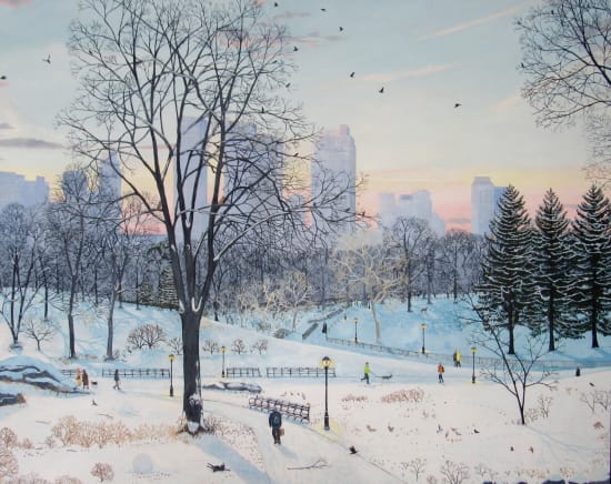 Emma Haworth, Winter Landscape - Central Park, 2016