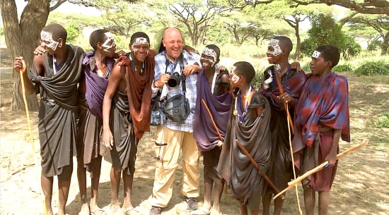 Raphael Avigdor, Raphael and Maasai Smiling, 2018
