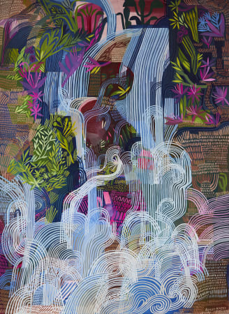 Ashley Amery, Surging Waterfalls, 2020