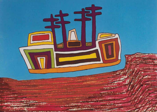 Jimmy Pike, Kartiya Boat, c.1995