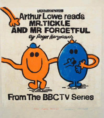 Andrew Mockett, Mr. Tickle and Mr. Forgetful Cartoon print