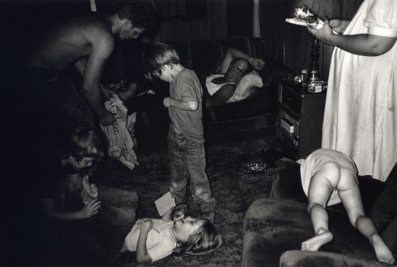 Junior and his grand children, Cumberland, Kentucky, 1987