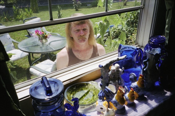 Allen in front of window, Tennessee, 2007