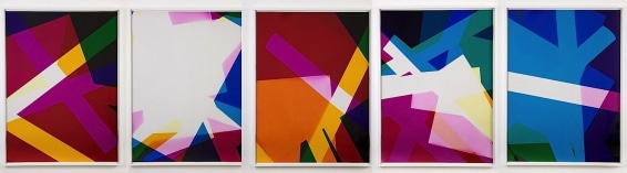 Walead Beshty, Combine Print (CMY/Five Magnet: Irvine, California, March 25th 2010, Fujicolor Crystal Archive Super Type C, Em. No.148-006, 12510), 2012