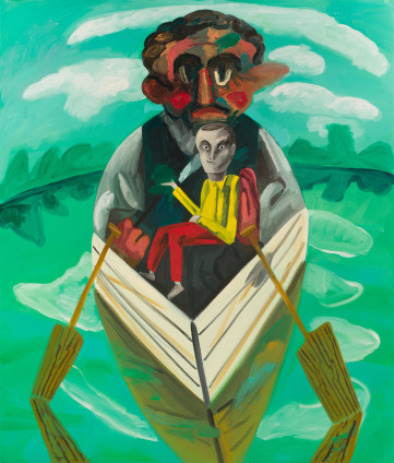 Dana Schutz, Boatman, 2018
