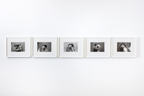 Akram Zaatari, Objects of Study, Studio Shehrazade, Footnote Kissing series Hashem el Madani, 1950s, 2014