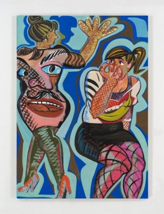 Ella Kruglyanskaya, Untitled (Banana in blue), 2011