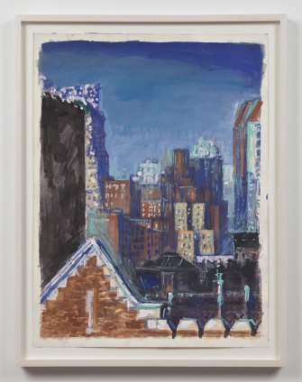 Paul Thek, Untitled (cityscape), 1986
