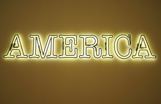 Glenn Ligon, Untitled (America), 2009