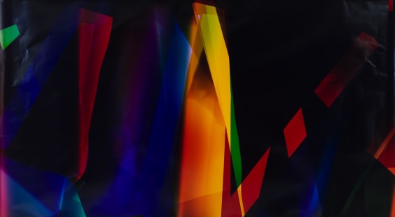 Walead Beshty, Six Color Curl (CMMYYC: Irvine, California, July 18th 2008, Fuji Crystal Archive Type C), 2008