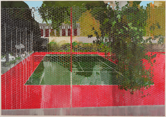 Hurvin Anderson, Country Club Series: Chicken Wire, 2008