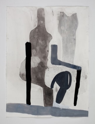 Amy Sillman, A Shape that Stands Up and Listens 34, 2013