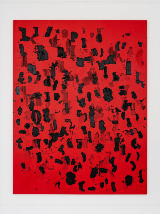Glenn Ligon, Debris Field (Red) #20, 2021