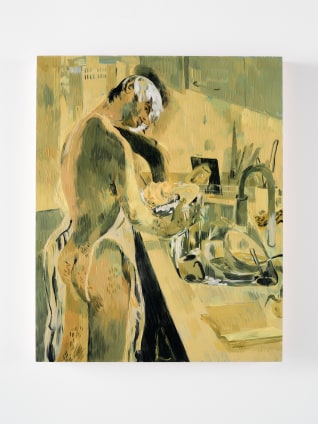 Salman Toor, Dishes, 2024