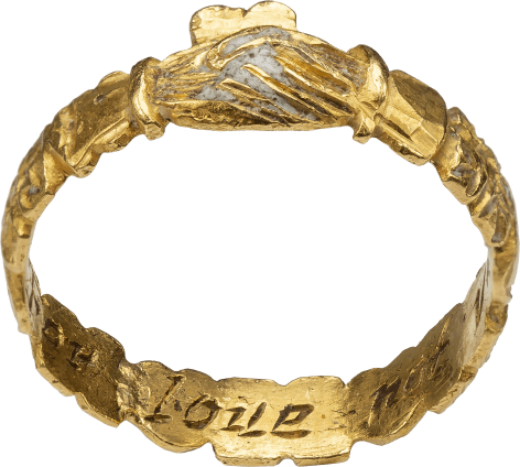 Fede Ring with Heart , England, 17th century