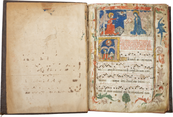 Choir Gradual with feasts for the Temporal (Franciscan Use) , Piedmont, Northern Italy, c. 1450-1460