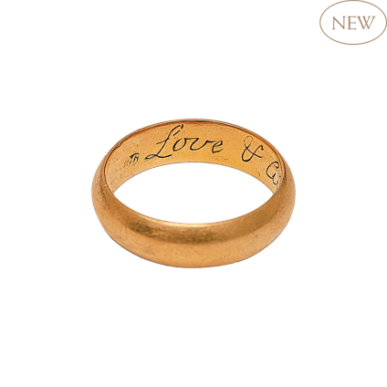 Posy Ring with motto ‘Love & live happily’ , England, c. 1700
