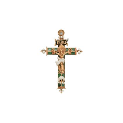 Pendant with Christ Crucified , Portugal, mid-18th century
