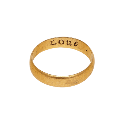 Posy Ring “Love envieth no[t]” , England, c. 1600-1700