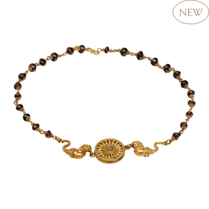 An Archaeological-Style Gold and Garnet Necklace