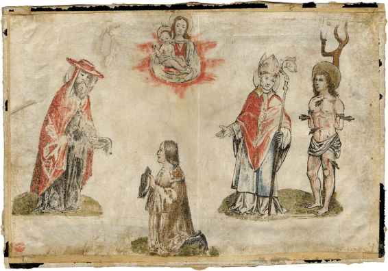 Model Sheet, Italy, Piedmont (?), c. 1480–1500