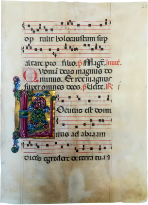 Northern Italian Illuminator, Initial 'L'
