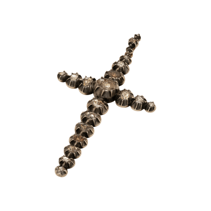 Devotional cross pendant with diamonds , France, late18th century-early 19th century