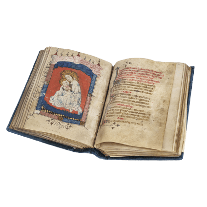 The Lubbock Hours (Use of Sarum), with a Missal fragment , Bruges, c. 1390-1400, and England, c. 1400