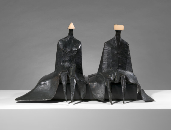 Sitting Figures in Robes I, 1980