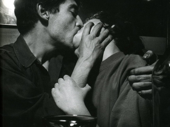 Pierre and Paulette (kiss with hand around cheek), 1951