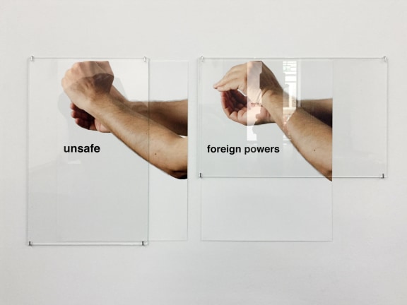 Untitled (unsafe foreign powers), 2017