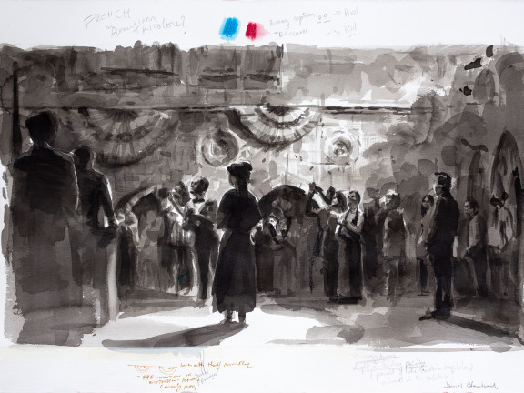 Confetti Ghost Series (French of American Tricolore) , 2019