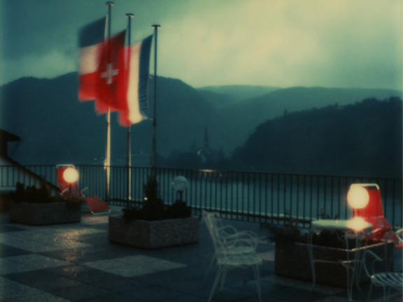 While shooting Falsche Bewegung, Boppard am Rhein, 1974