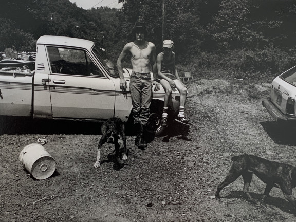 Scottie and Gordon in the hollow, Kentucky, 1987
