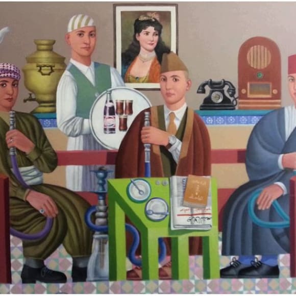 Faisel Laibi, The Coffee Shop, 2015