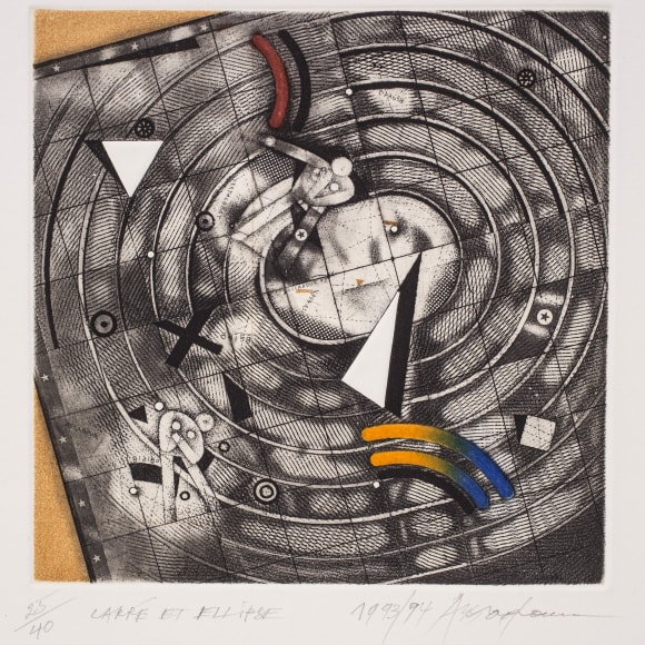 Assadour, Carré et ellipse , 1993/94