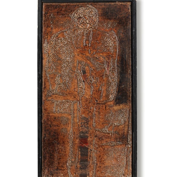 Ibrahim Salahi, Untitled (Standing Figure), executed circa late 1960's