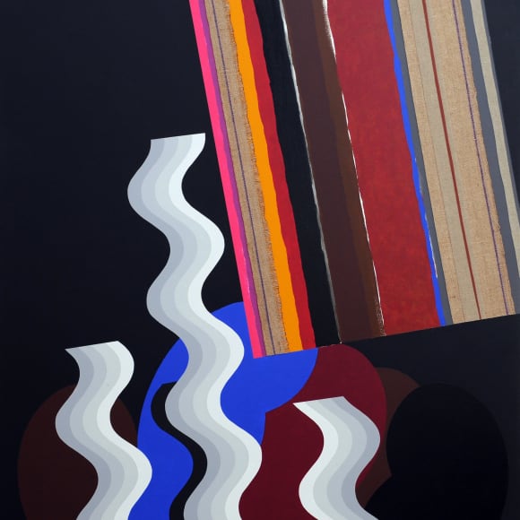 Mohamed Melehi, Untitled 6, 2011-2012