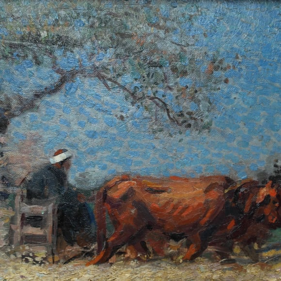 Mahmoud Said, El Norag (The Plow), circa 1920s