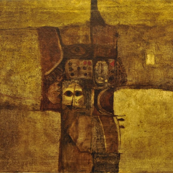 Dia al-Azzawi, Villager, 1966