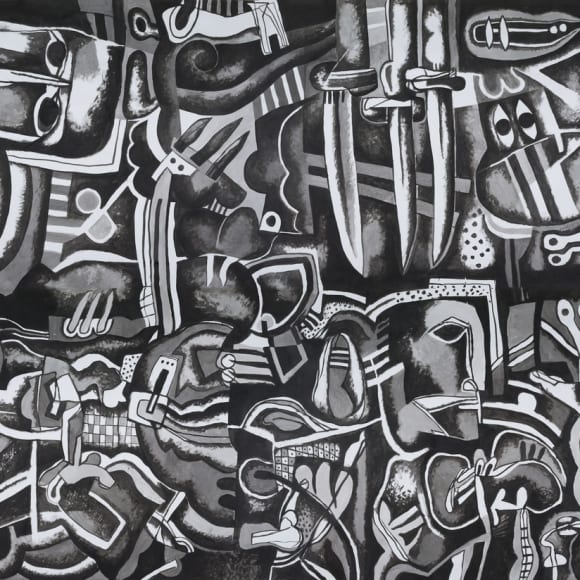 Dia al-Azzawi, My Broken Dream, 2015-2016