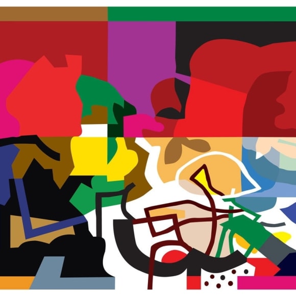 Dia al-Azzawi, Silk Road 3, 2008