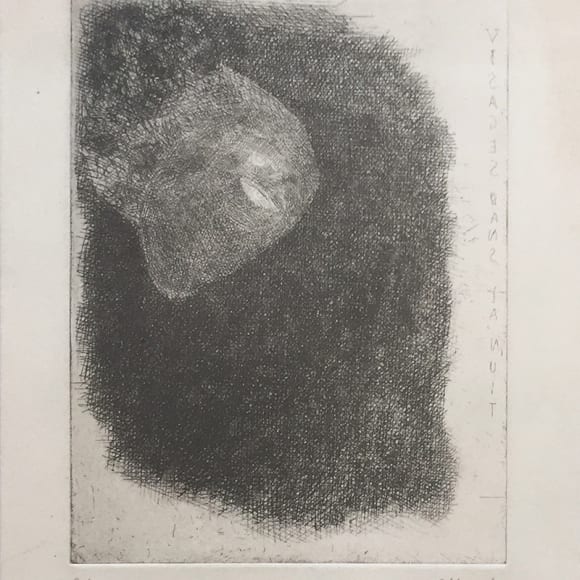 Chafic Abboud, Visages dans la Nuit, Circa 1970