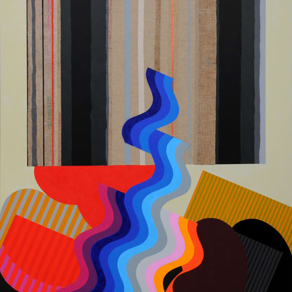 Mohamed Melehi, Untitled 8, 2011-2012