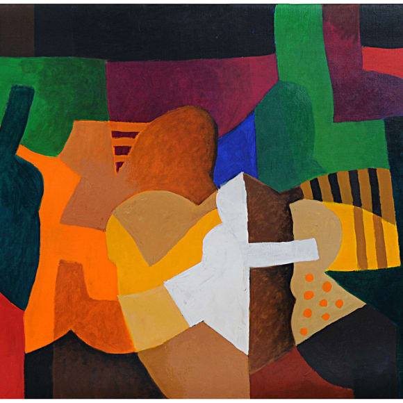 Dia al-Azzawi, Imaginary Garden I, 2013-2014