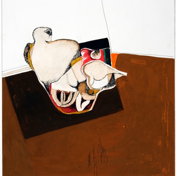 Dia al-Azzawi, Watching from Far, 1973