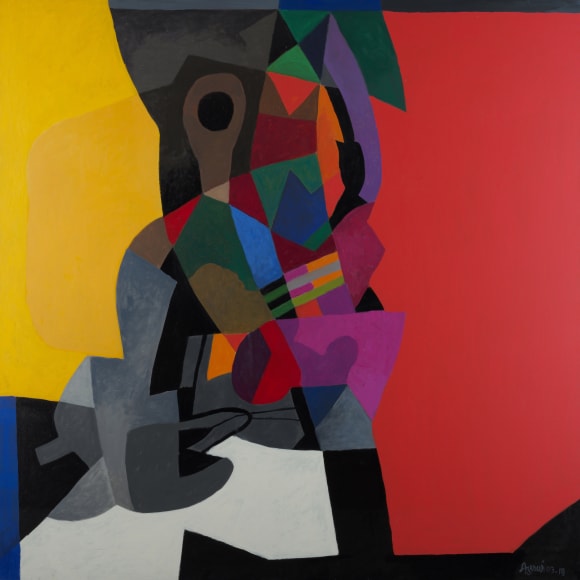 Dia al-Azzawi, Landscape (Back in Memories), 2013-2019