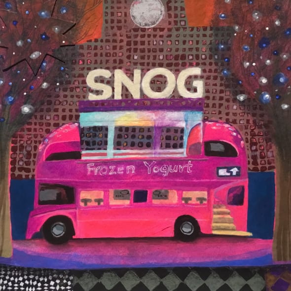 Gertie Young RWS - Yoghurt Bus on the Southbank