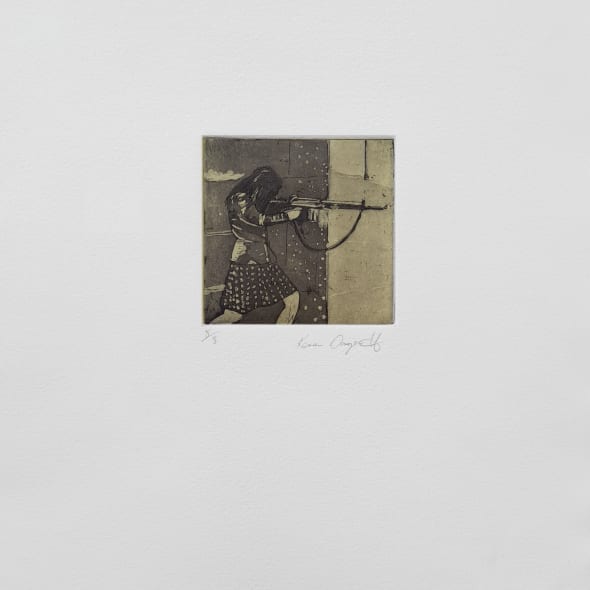 Karen Daye-Hutchinson ARE - Girl with a Gun